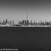 Buy canvas prints of Aerial Panorama of Skyscrapers Dubai city Skyline by Spotmatik 