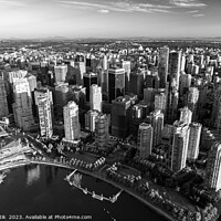 Buy canvas prints of Aerial Vancouver Harbour Skyscrapers Canada by Spotmatik 