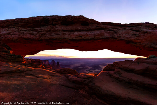 Sunrise Moab Arches Canyonlands National Park Utah USA Picture Board by Spotmatik 