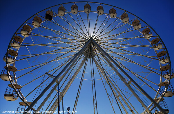 Norway Bergen Ferris wheel amusement Fair ground ride  Picture Board by Spotmatik 