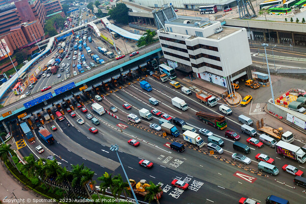 Kowloon Toll road Tsim Sha Tsui East Asia Picture Board by Spotmatik 