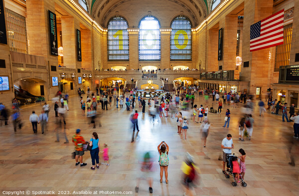 Grand Central station rail terminal New York Ameri Picture Board by Spotmatik 