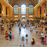 Buy canvas prints of Grand Central station rail terminal New York Ameri by Spotmatik 