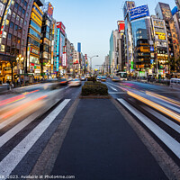 Buy canvas prints of Tokyo Japan Ginza Shibuya district people pedestri by Spotmatik 