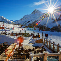 Buy canvas prints of Ski resort France Alps sport winter outdoors  by Spotmatik 