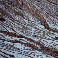 Buy canvas prints of Ijen Indonesia hardened lava on rocky mountain slopes by Spotmatik 