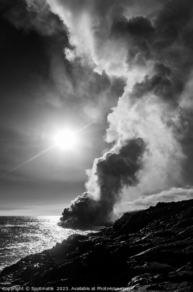 Big Island Hawaii molten magma from Kilauea volcano  Picture Board by Spotmatik 