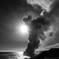 Buy canvas prints of Big Island Hawaii Kilauea volcano hot steam rising by Spotmatik 