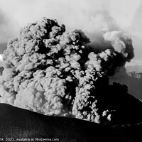 Buy canvas prints of Mount Bromo volcano erupting Indonesian South East Asia by Spotmatik 