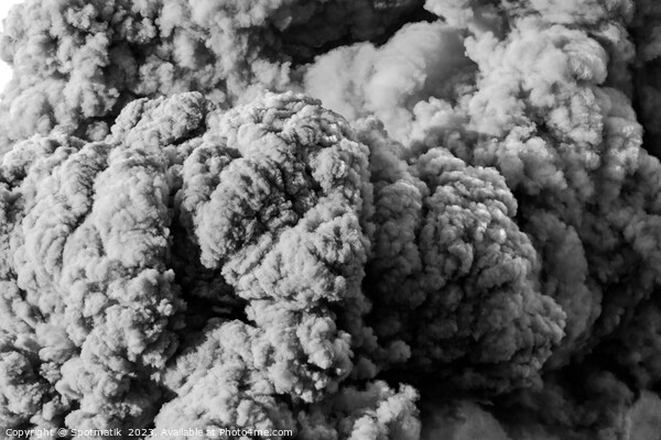 Mount Bromo volcano activity ash cloud Indonesia Picture Board by Spotmatik 