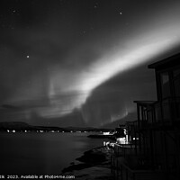 Buy canvas prints of Northern Lights display in sky Arctic Circle Norway by Spotmatik 