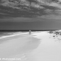 Buy canvas prints of Panoramic Bahamas tourist resort for romantic beach vacations by Spotmatik 