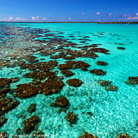 Buy canvas prints of Aerial of Bora Bora tropical Island French Polynesia  by Spotmatik 