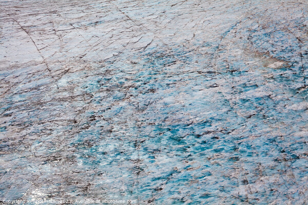 Aerial view frozen glacial ice formations Alaska America Picture Board by Spotmatik 