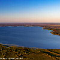 Buy canvas prints of Aerial Panoramic view of Canadian wetland remote Wilderness  by Spotmatik 