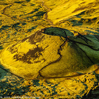 Buy canvas prints of Aerial Wilderness view of Iceland Landmannalaugar National Park  by Spotmatik 