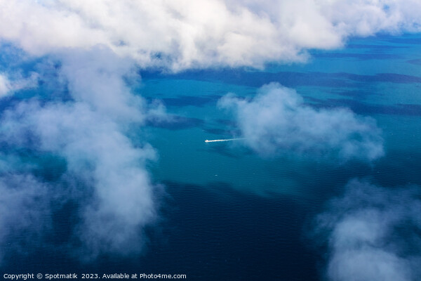 Aerial Australian Great Barrier Reef Queensland South Pacific  Picture Board by Spotmatik 