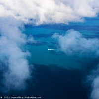 Buy canvas prints of Aerial Australian Great Barrier Reef Queensland South Pacific  by Spotmatik 