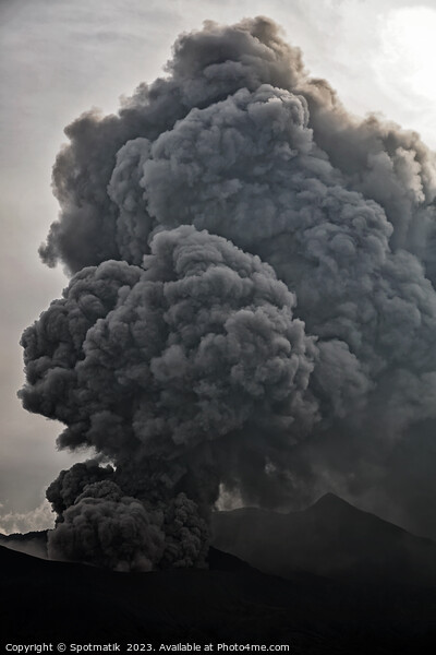 Mt Bromo Indonesia a remote active volcano erupting  Picture Board by Spotmatik 