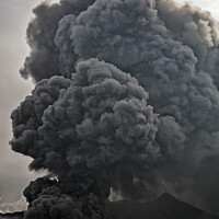 Buy canvas prints of Mt Bromo Indonesia a remote active volcano erupting  by Spotmatik 