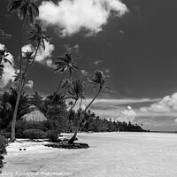 Buy canvas prints of Bora Bora Tahitian sandy beach lagoon French Polynesia  by Spotmatik 