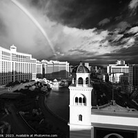 Buy canvas prints of Las Vegas Nevada Downtown Bellagio Resort Hotel USA by Spotmatik 