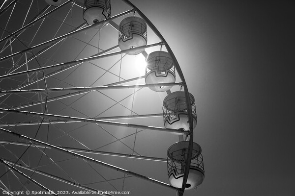 Norway Bergen Ferris wheel amusement Fair ground ride  Picture Board by Spotmatik 