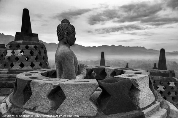 Borobudur Java Hinduism and Buddhism Statues Indonesia Asia Picture Board by Spotmatik 