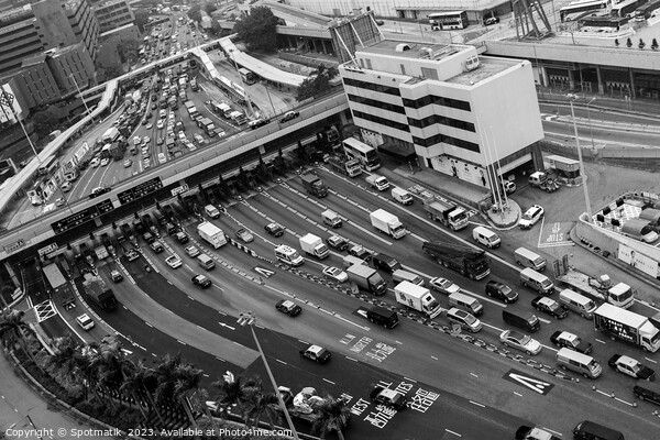 Kowloon Toll road Tsim Sha Tsui East Asia Picture Board by Spotmatik 