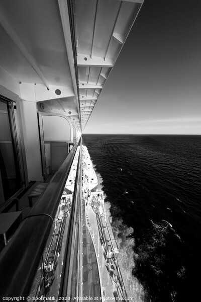 Norway fjord view from on board Cruise ship Picture Board by Spotmatik 