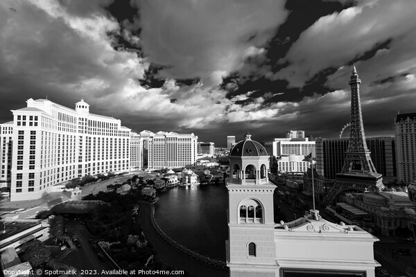 Bellagio Luxury Resort Hotel Las Vegas Nevada Picture Board by Spotmatik 