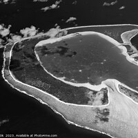 Buy canvas prints of Aerial Tupai Bora Bora Tahaa Society Islands Pacific  by Spotmatik 