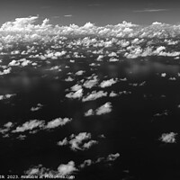 Buy canvas prints of Aerial cloudscape of French Polynesia Pacific ocean seascape  by Spotmatik 