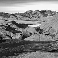 Buy canvas prints of Aerial volcanic landscape Wilderness Landmannalaugar by Spotmatik 