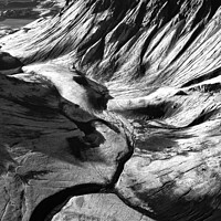 Buy canvas prints of Aerial view Icelandic volcanic Wilderness hiking destination by Spotmatik 