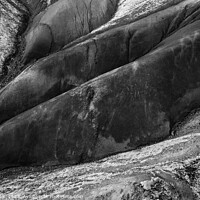 Buy canvas prints of Aerial of rock formations in glacial Landmannalaugar  by Spotmatik 