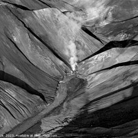 Buy canvas prints of Aerial Icelandic Wilderness of Landmannalaugar by Spotmatik 
