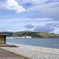 Buy canvas prints of Llandudno sea front with pier in Wales UK by Chris Brink