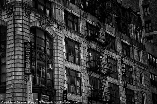 New York Fire Escapes Picture Board by Cameron Gormley