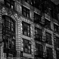 Buy canvas prints of New York Fire Escapes by Cameron Gormley