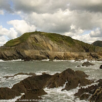 Buy canvas prints of Capstone Point: The Roaring North Devon Coast by Stephen Thomas Photography 