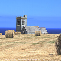 Buy canvas prints of St. Helen's Church, Lundy Island, North Devon, UK by Stephen Thomas Photography 