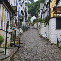 Buy canvas prints of Clovelly World Famous Devon Village by Stephen Thomas Photography 