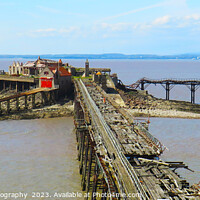 Buy canvas prints of Western-Super-Mare's Time-Worn Pier Ruins by Stephen Thomas Photography 