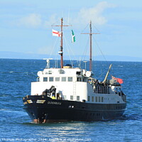 Buy canvas prints of Lundy Island's MV Oldenburg at sea in the Bristol  by Stephen Thomas Photography 