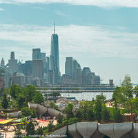 Buy canvas prints of View From Pier 57 Rooftop Park by Benjamin Brewty