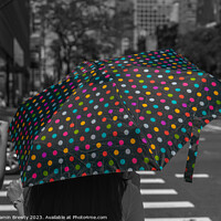 Buy canvas prints of Umbrella Colour Pop by Benjamin Brewty