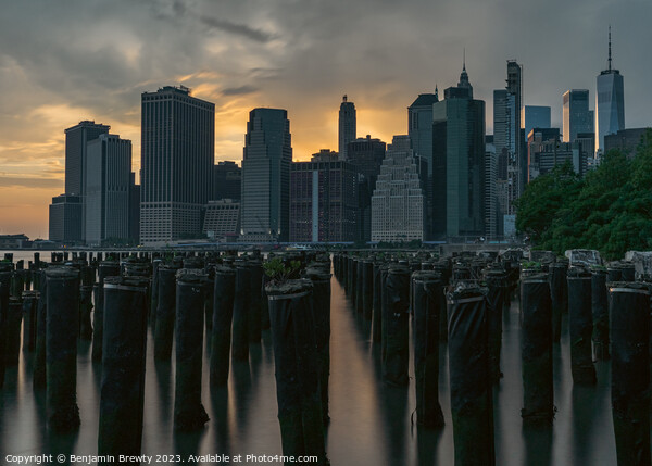 New York Long Exposure Picture Board by Benjamin Brewty