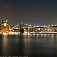 Buy canvas prints of Brooklyn Bridge Long Exposure  by Benjamin Brewty