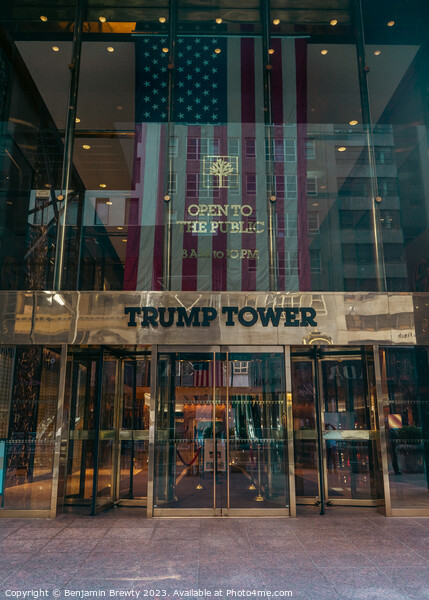Trump Tower Picture Board by Benjamin Brewty